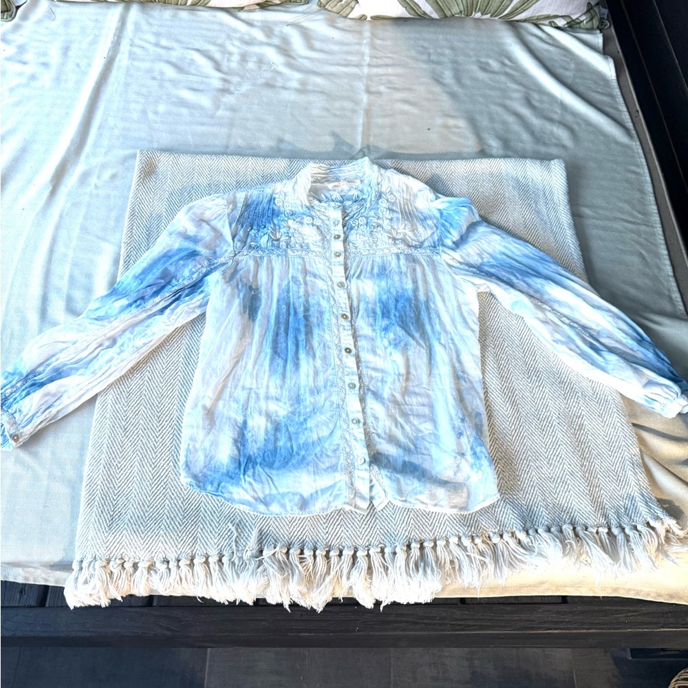 Love shack fancy Rhonda too in blue tie dye - Picture 4 of 9